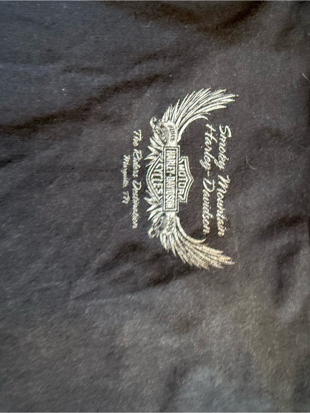 Harley-Davidson Black Lace-Up Long Sleeve Top - Picture 5 of 5